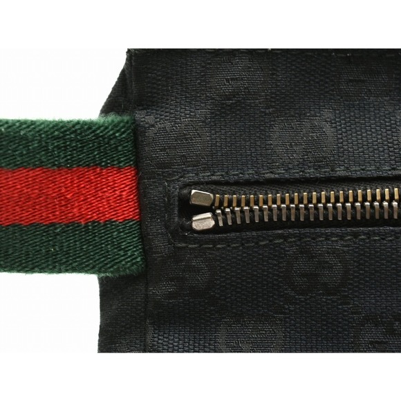 Gucci Bag Black GG Canvas Waist - Picture 7 of 9